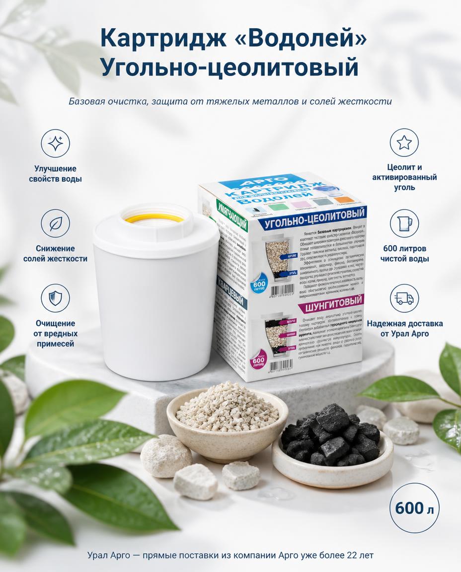 Картридж Угольно-цеолитовый