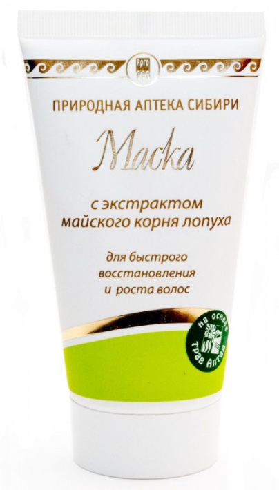 Маска с лопухом