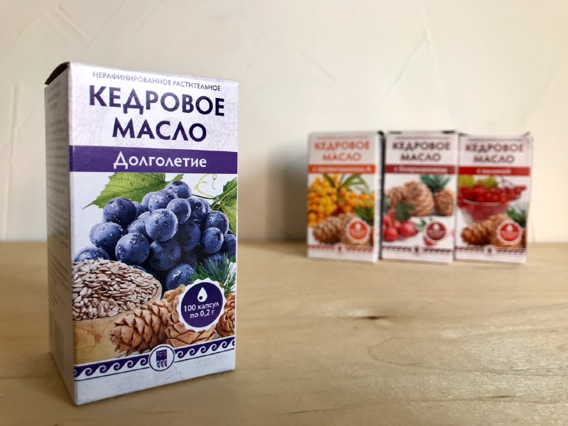 Кедровое масло Долголетие