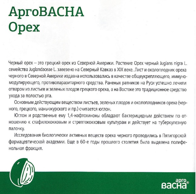 Арговасна Орех