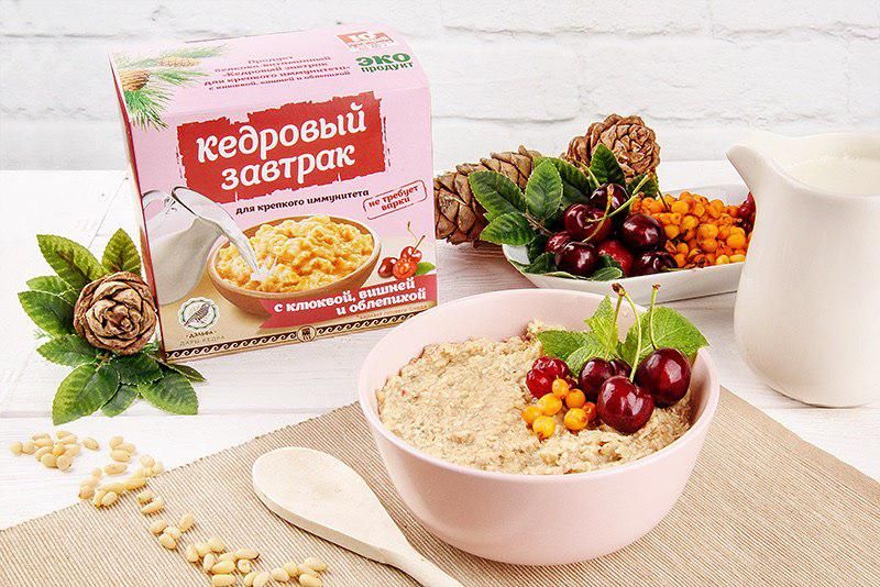 Кедровый завтрак для иммунитета