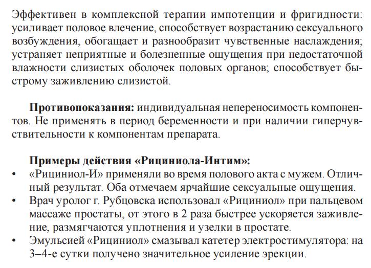 Рциниол Интим