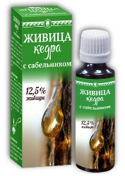Живица кедра с сабельником