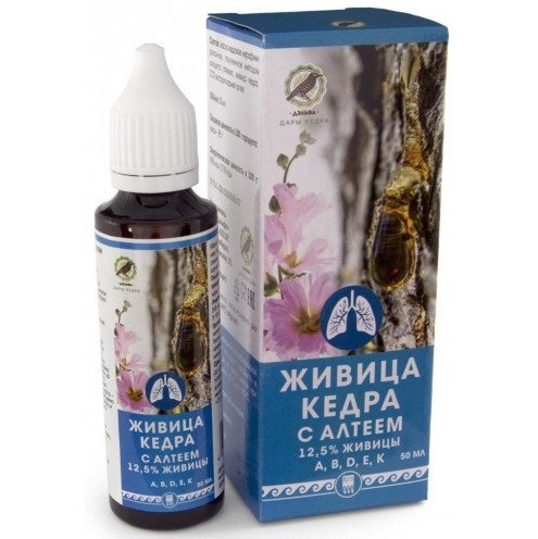 Живица кедра с алтеем