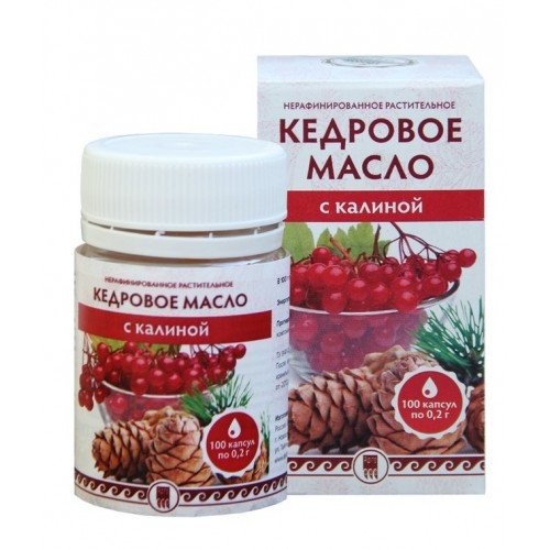 Кедровое масло с калиной