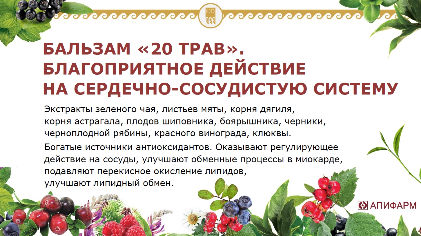 Бальзам 20 трав