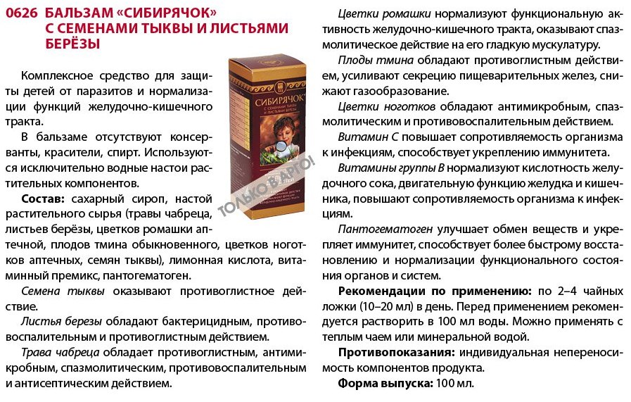 Сибирячок с тыквой и березой