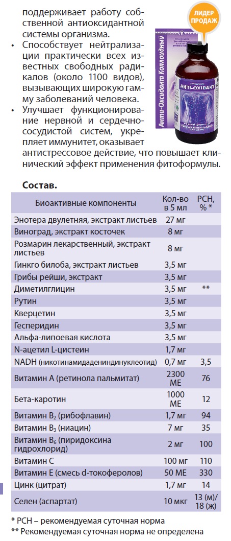 Анти-Оксидант