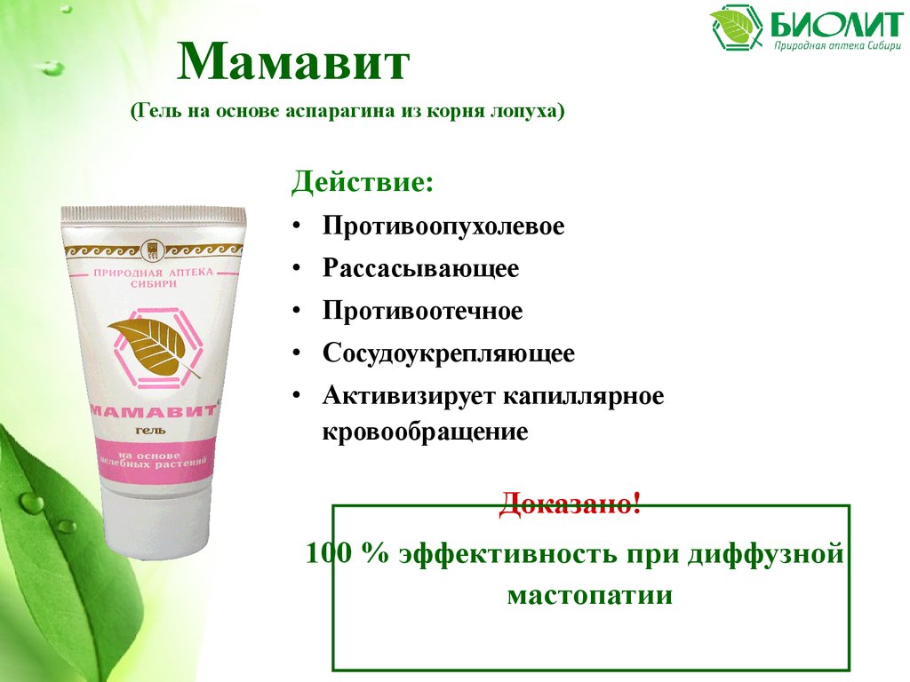 Гель мамавит