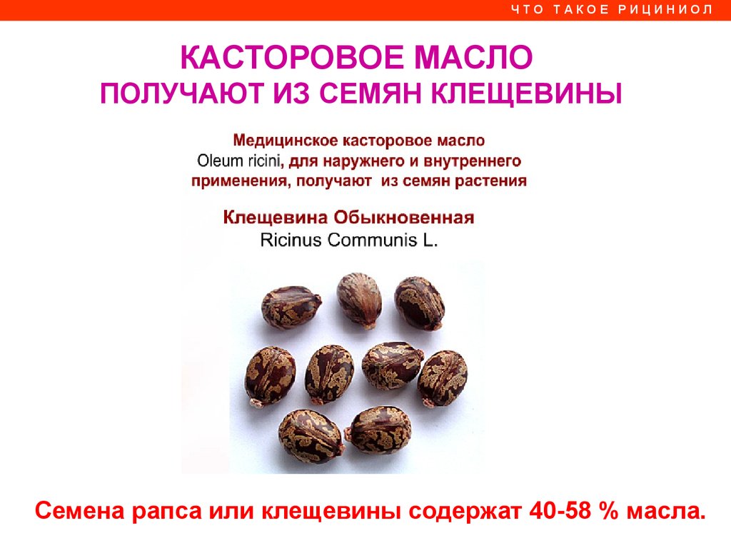 Рициниол Екатеринбург