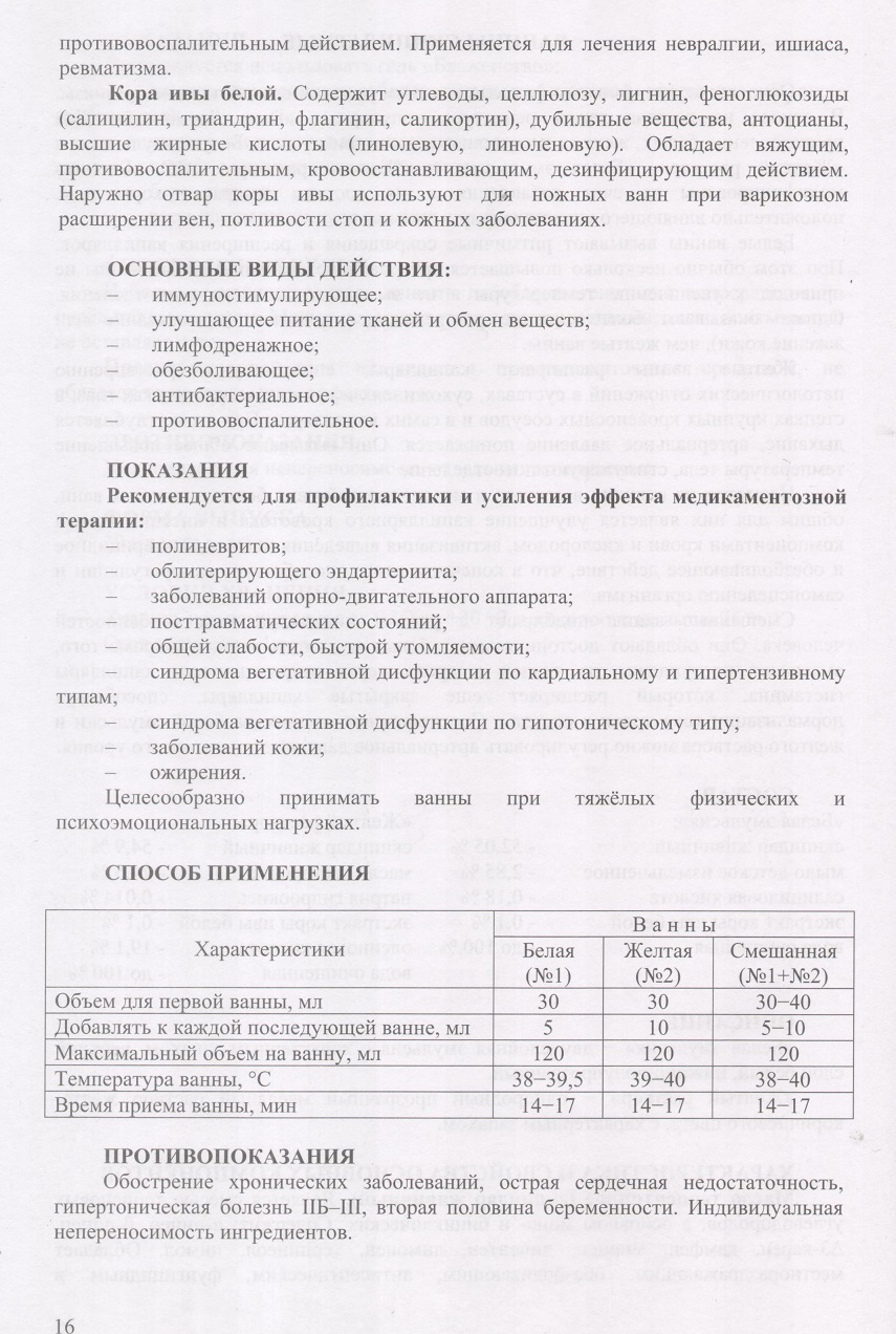Скипидарная ванна желтая