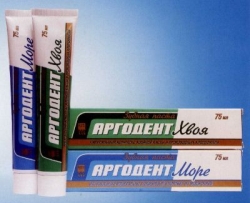 Зубные пасты Аргодент