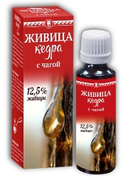Живица кедра с чагой