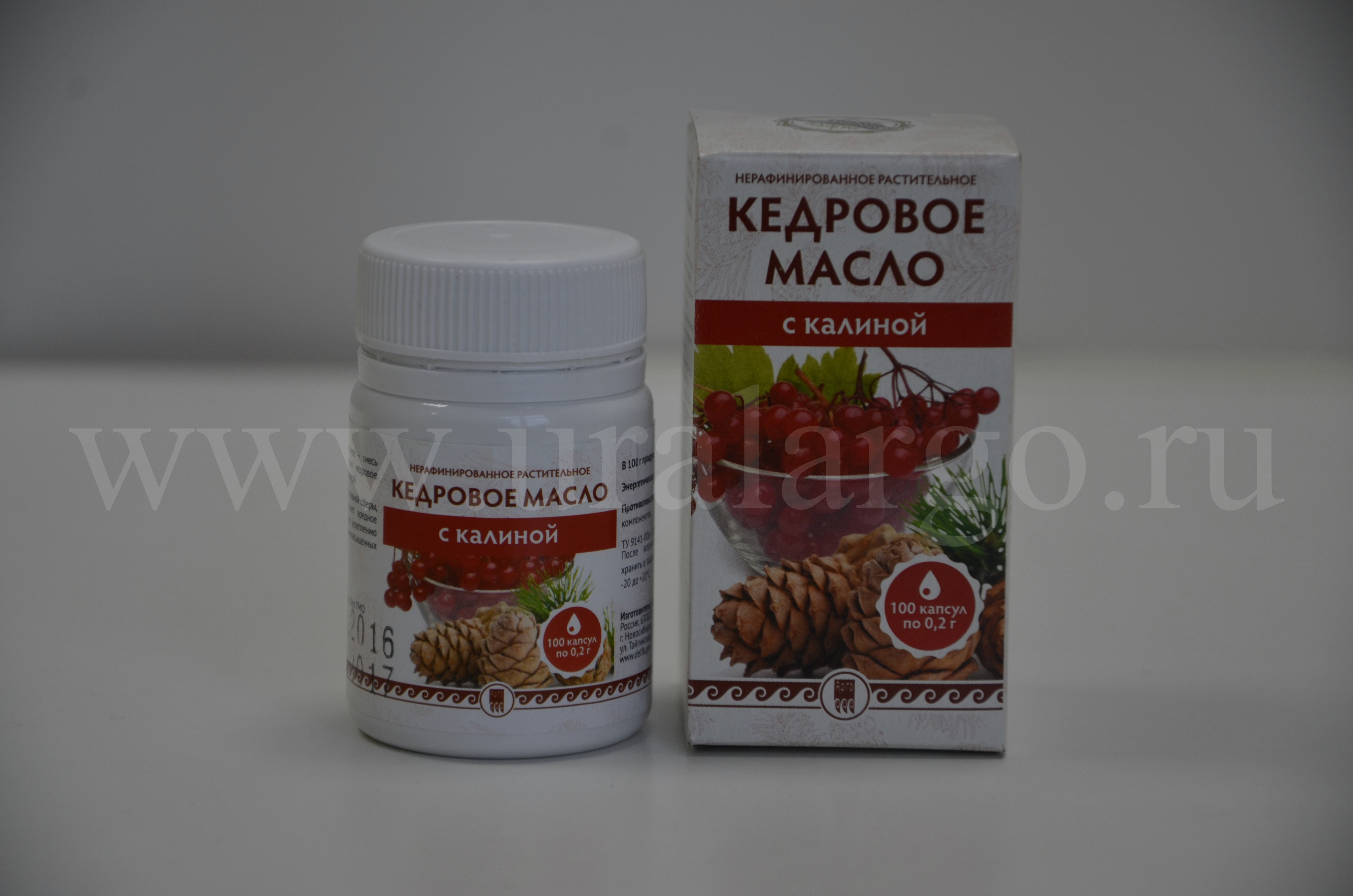 Кедровое масло с калиной купить Арго Екатеринбург