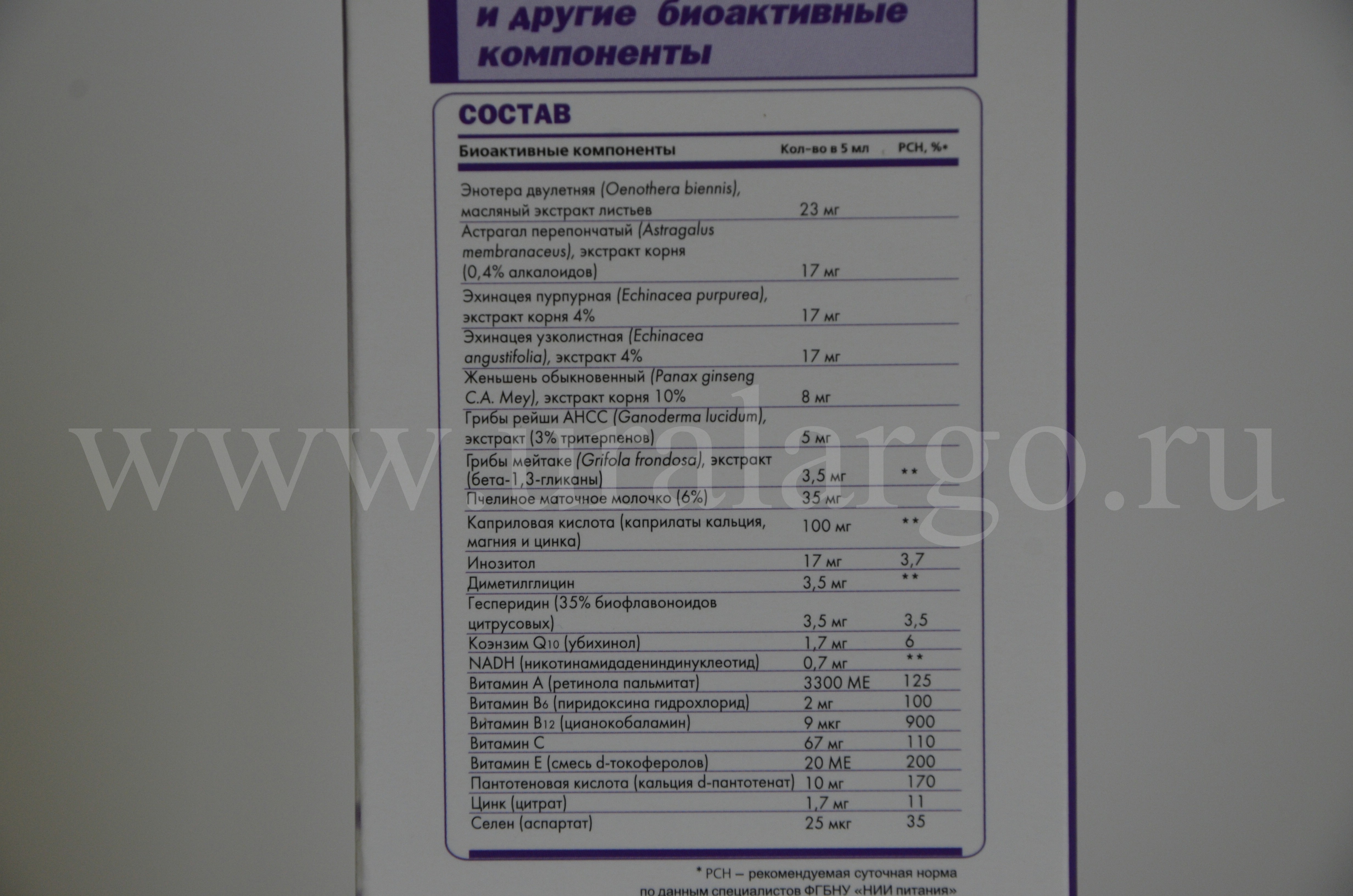 Имьюн Саппорт Арго