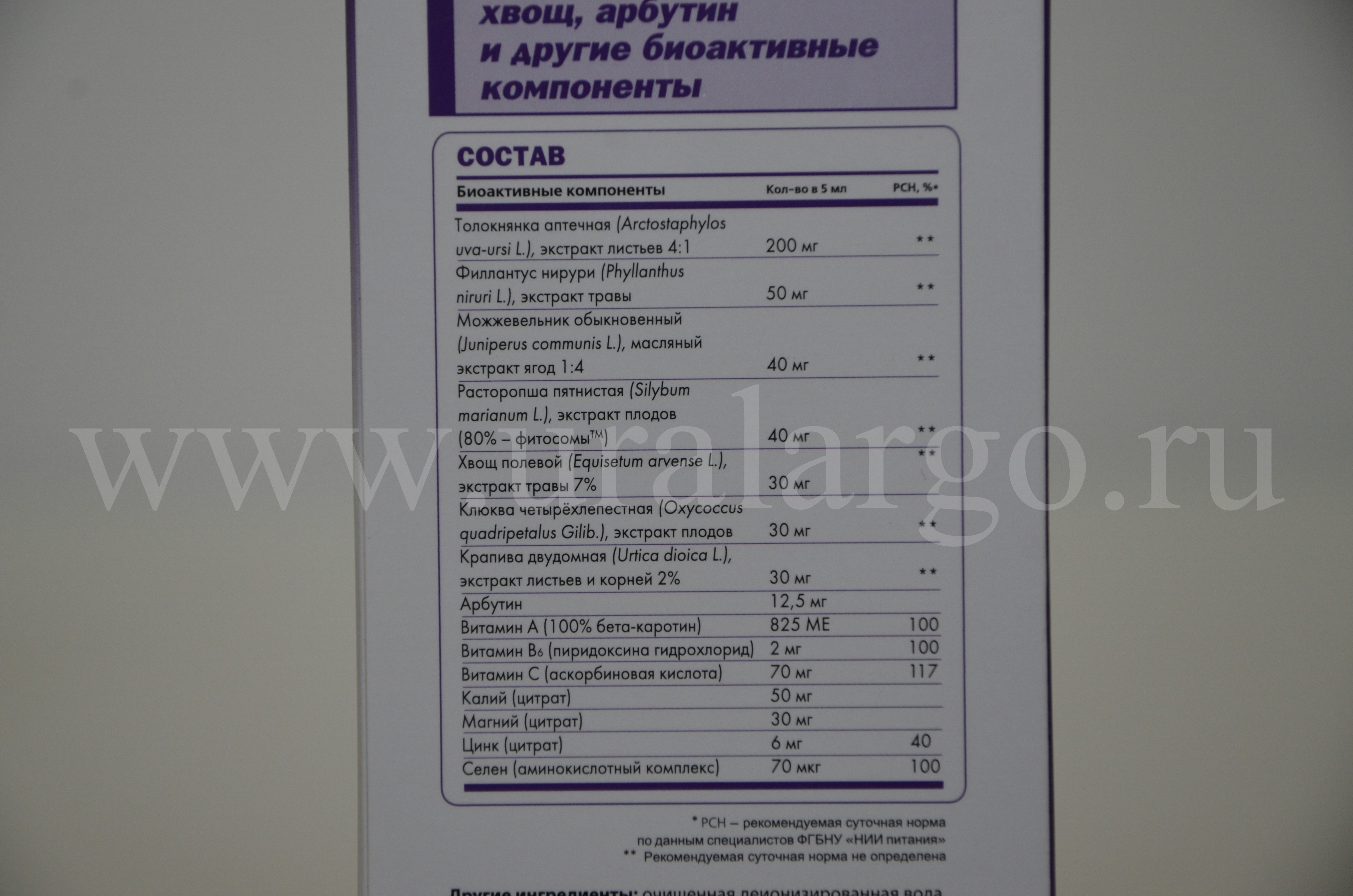 нефрин комплекс арго