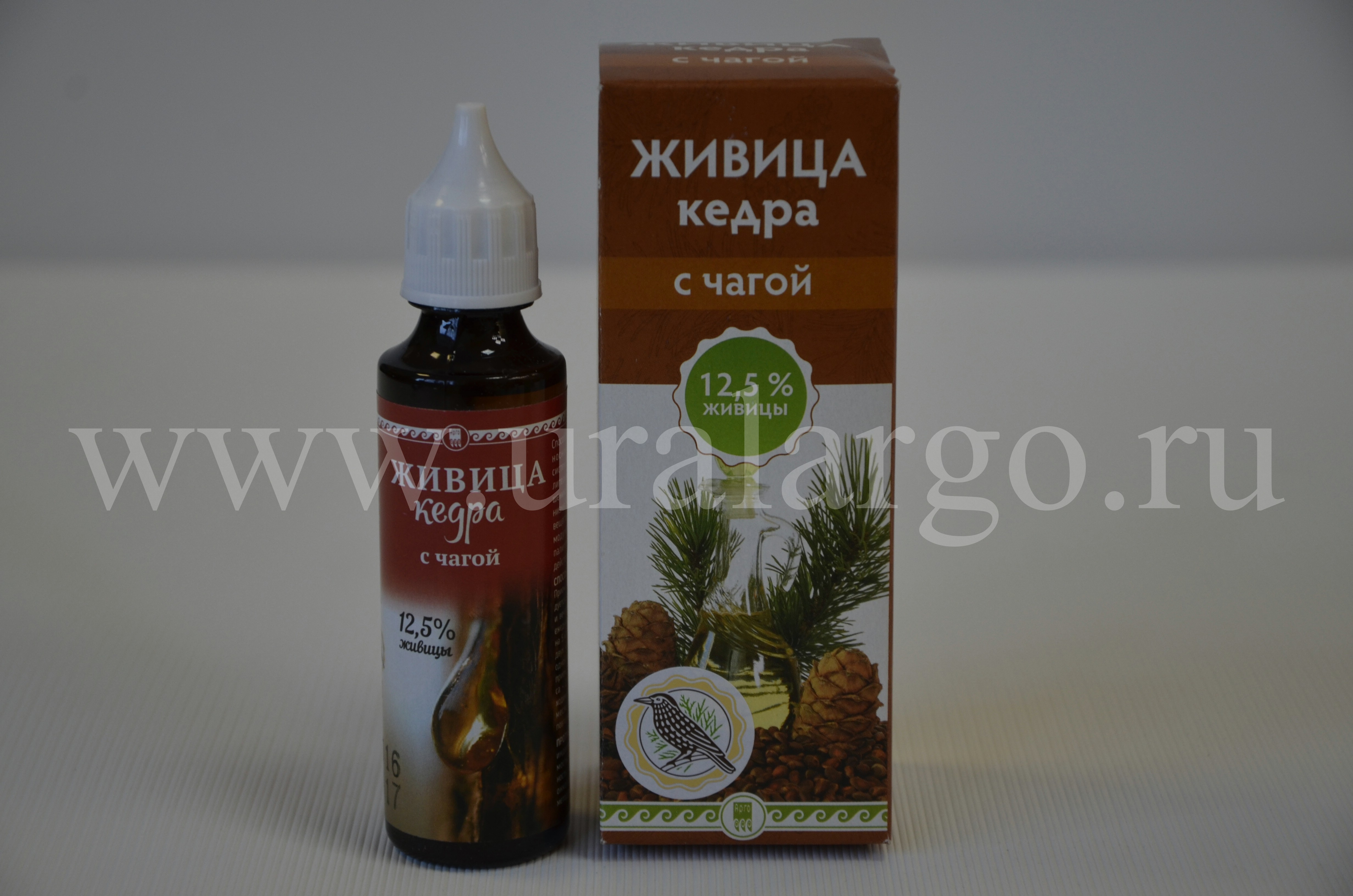 Живица кедра с чагой купить Арго